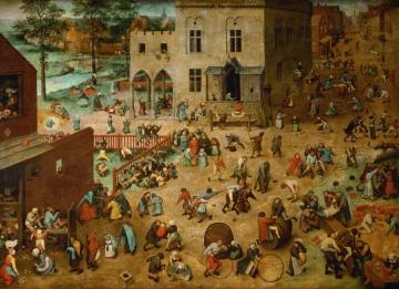 Children's Games Artwork by Pieter Bruegel the Elder
