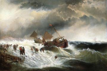 Shipwreck Artwork by Edward Moran