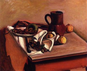 Fruit and a Pitcher on a Table Artwork by Andre Derain