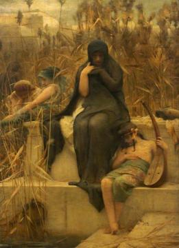 By The Waters Of Babylon Artwork by Arthur Hacker