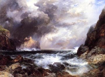 Tantallon Castle, North Berwick, Scotland Artwork by Thomas Moran