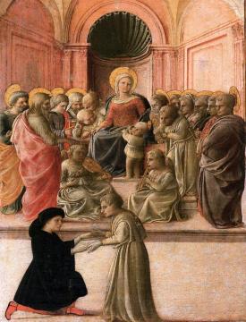 Virgin and Child with Saints, Angels, and a Donor Artwork by Fra Filippo Lippi