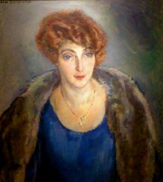 Portrait of Fien de la Mar Artwork by Jan Sluyters