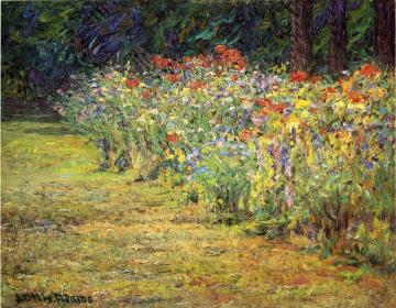 Flower Border Artwork by John Ottis Adams