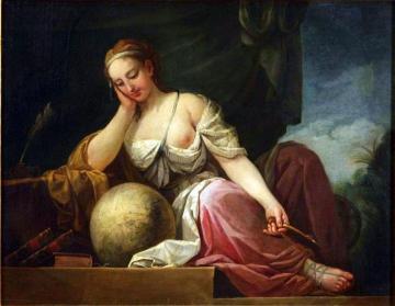 Urania, Muse Of Astronomy Artwork by Louis de Boullogne the Younger