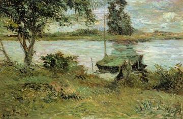 Banks of the Oise Artwork by Paul Gauguin
