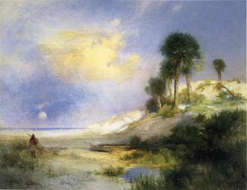 Fort George Island, Florida Artwork by Thomas Moran