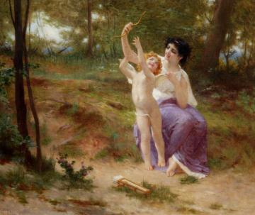 Cupid Disarmed Artwork by Guillaume Seignac