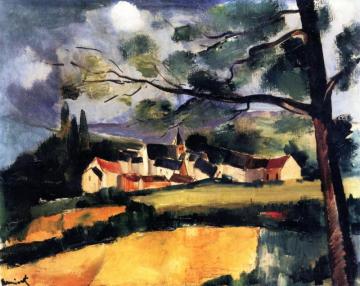 The Village Of Crozant Artwork by Maurice De Vlaminck