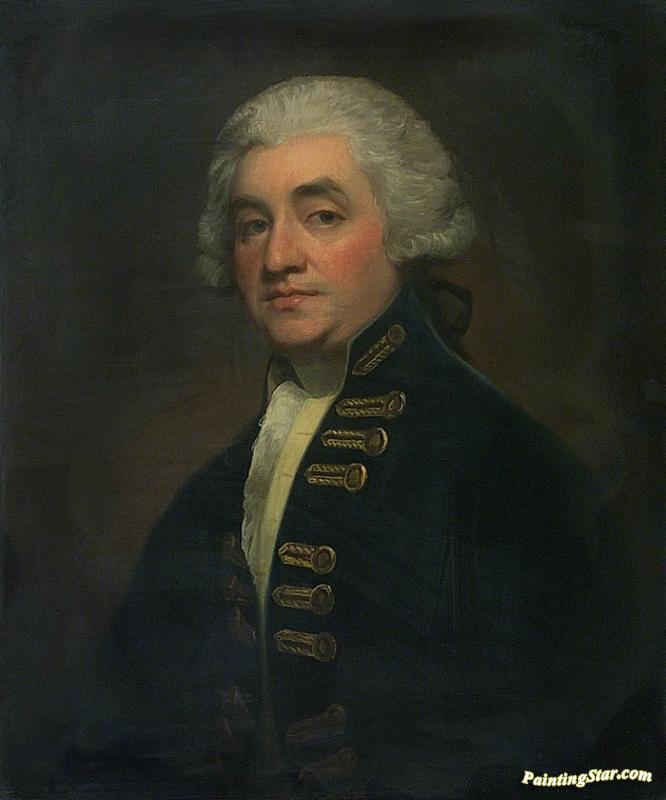 Vice Admiral Sir Joshua Rowley Artwork by George Romney