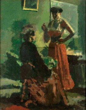The Belgian Cocottes Artwork by Walter Richard Sickert