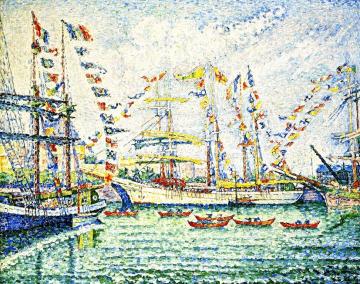 Pardon Of The Newfoundlanders, Saint-malo Artwork by Paul Signac
