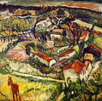 Landscape With Donkey Artwork by Chaim Soutine