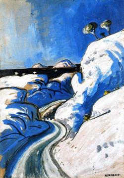 The Bay of Berre Artwork by Auguste Chabaud