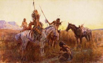 The Lost Trail Artwork by Charles Marion Russell