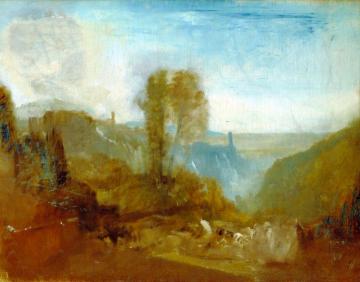 Tivoli, the Cascatelle Artwork by Joseph Mallord William Turner
