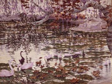 El Estanque Artwork by Antonio Muñoz Degrain