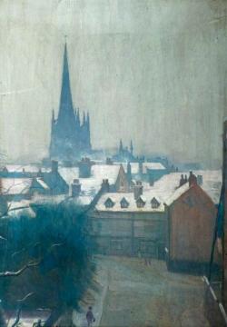 Full Street, Derby Artwork by Ernest Townsend