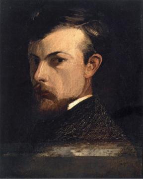 Self-Portrait Artwork by Odilon Redon