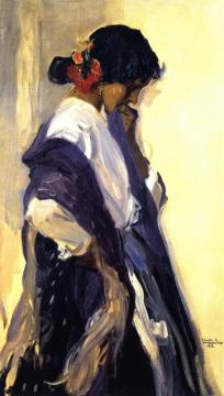 A Gypsy Artwork by Joaquin Sorolla y Bastida