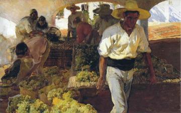Preparing Raisins Artwork by Joaquin Sorolla y Bastida