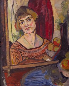 Self-portrait Artwork by Suzanne Valadon