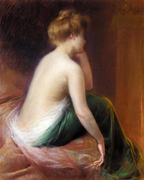 Femme Assise Au Lit Artwork by Delphin Enjolras