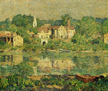 The Green River Artwork by Robert Spencer