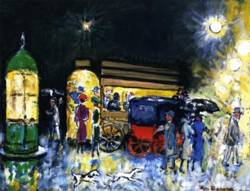 Omnibus Madeleine Bastille Artwork by Kees Van Dongen