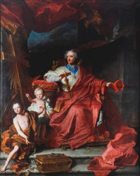 Cardinal De Bouillon Opening The Holy Door In 1700 Artwork by Hyacinthe Rigaud