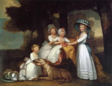 The Children of the Second Duke of Northumberland Artwork by Gilbert Stuart