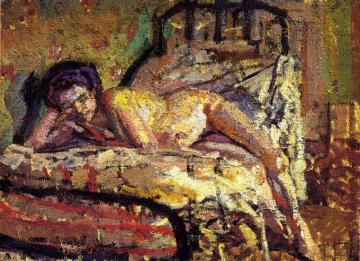 The Model Artwork by Harold Gilman