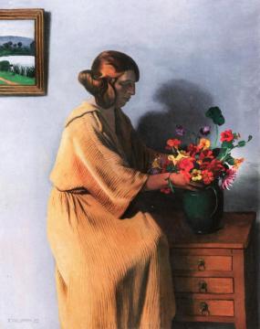 The Bouquet Artwork by Felix Vallotton