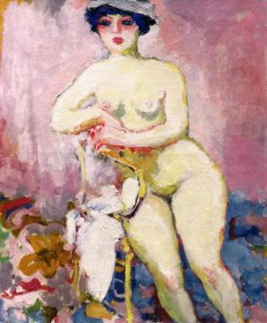 Nude In A Chair Artwork by Kees Van Dongen