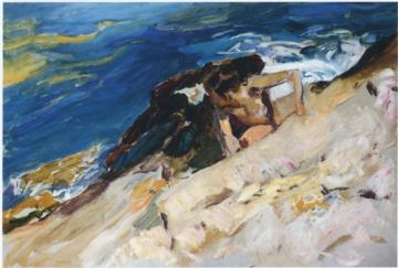 Looking For Crabs Among The Rocks, Javea Artwork by Joaquin Sorolla y Bastida