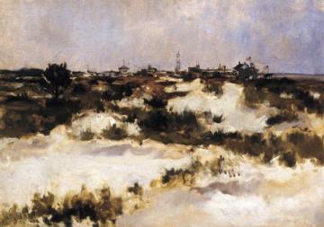 Back Of Coney Island Artwork by John Twachtman