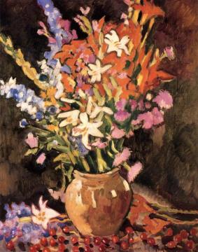 Bouquet Of Flowers Artwork by Louis Valtat
