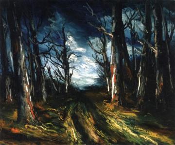 Road In The Forest Artwork by Maurice De Vlaminck