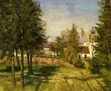 The Pine Trees Of Louveciennes Artwork by Camille Pissarro