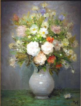 Bouquet Of Flowers Artwork by Marcel Dyf