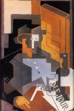 Man From Touraine Artwork by Juan Gris