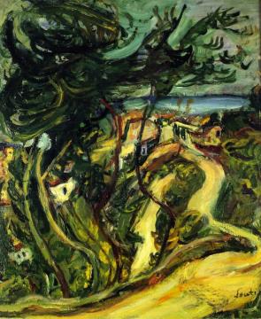 Landscape Of Cagnes Artwork by Chaim Soutine