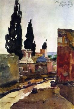 Pompeii Artwork by Vasili Ivanovich Surikov