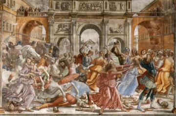 Slaughter of the Innocents Artwork by Domenico Ghirlandaio