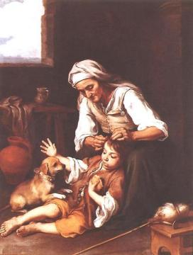 The Toilette Artwork by Bartolomé Esteban Murillo