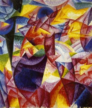 Simultaniety Of Centrifugal And Centripedal Groups Artwork by Gino Severini