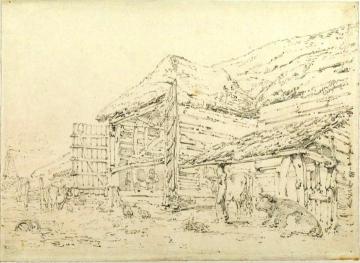 Farmyard Artwork by Joseph Mallord William Turner