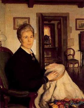 Retratro De Su Madre Artwork by Fernando Alvarez Sotomayor