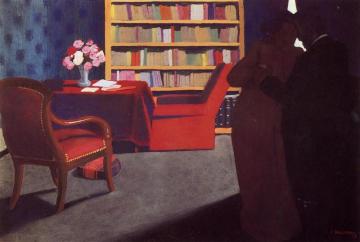 Private Conversation Artwork by Felix Vallotton