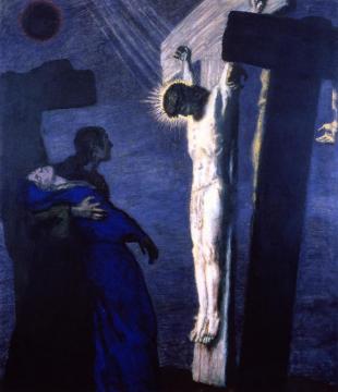 Crucifixion Artwork by Franz von Stuck